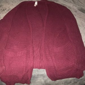 🌻Burgundy cardigan